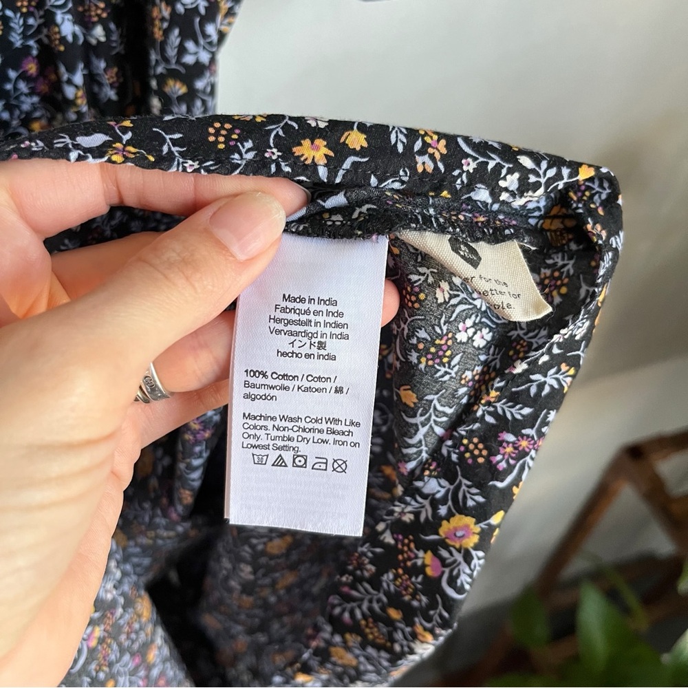 Madewell Cross Front Mini Dress in Garden Party - Picture 6 of 12